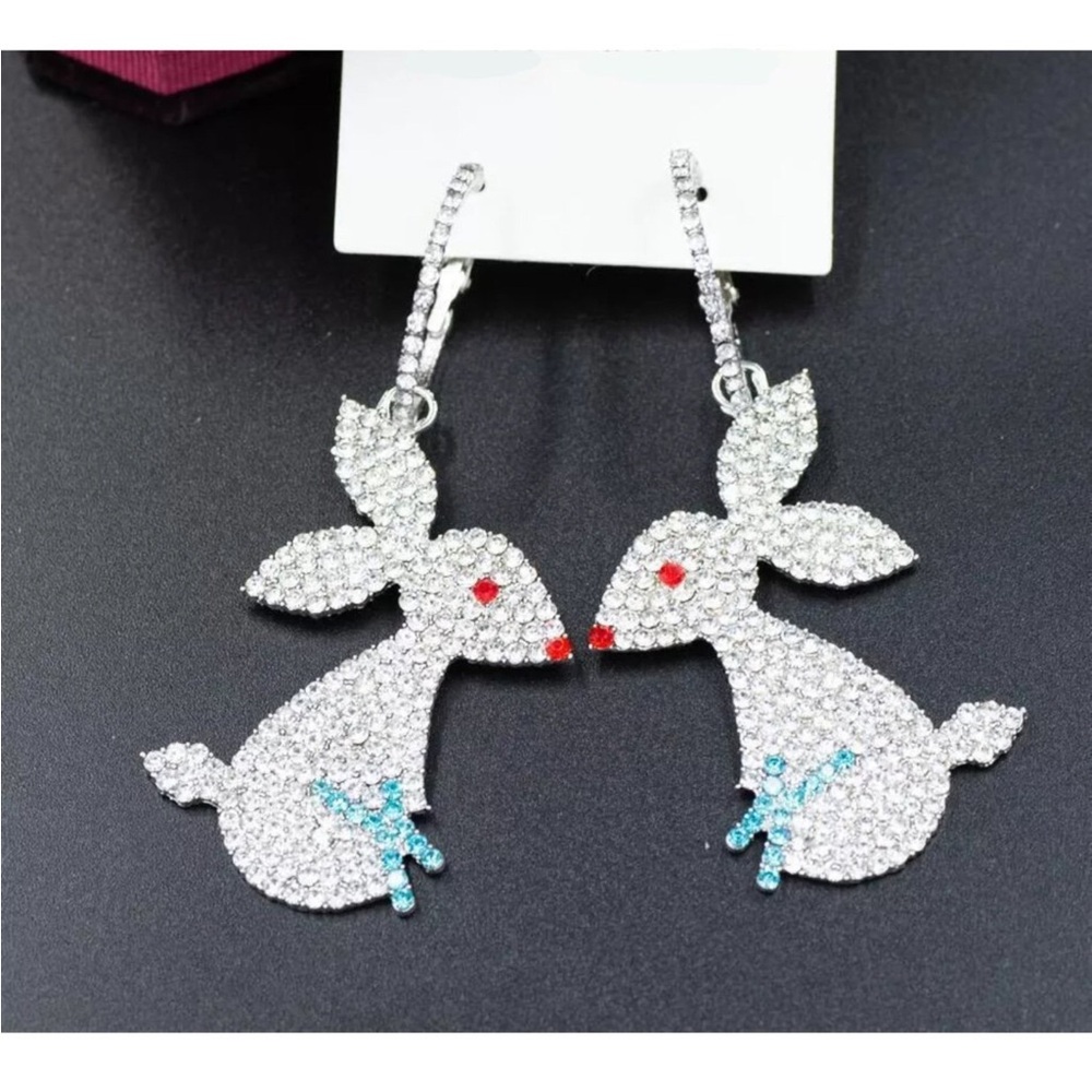 Sexy Lucky Bunny Rabbit Hoop Earrings
